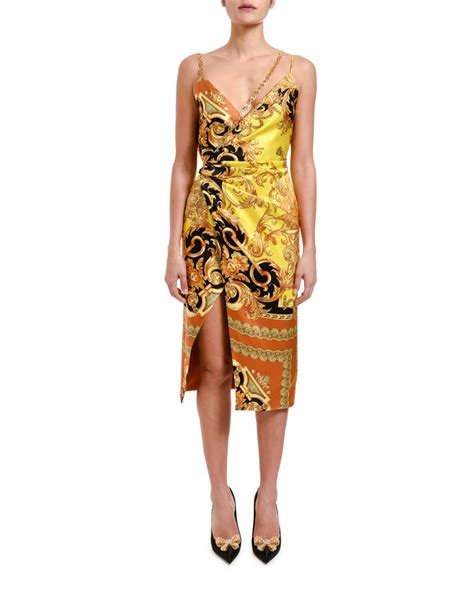 versace cocktail dresses brown|versace ladies dresses.